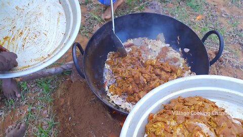 MUTTON DRY FRY | Varattu Kari | Chettinad Fried Mutton Recipe | Traditional Cooking in Village