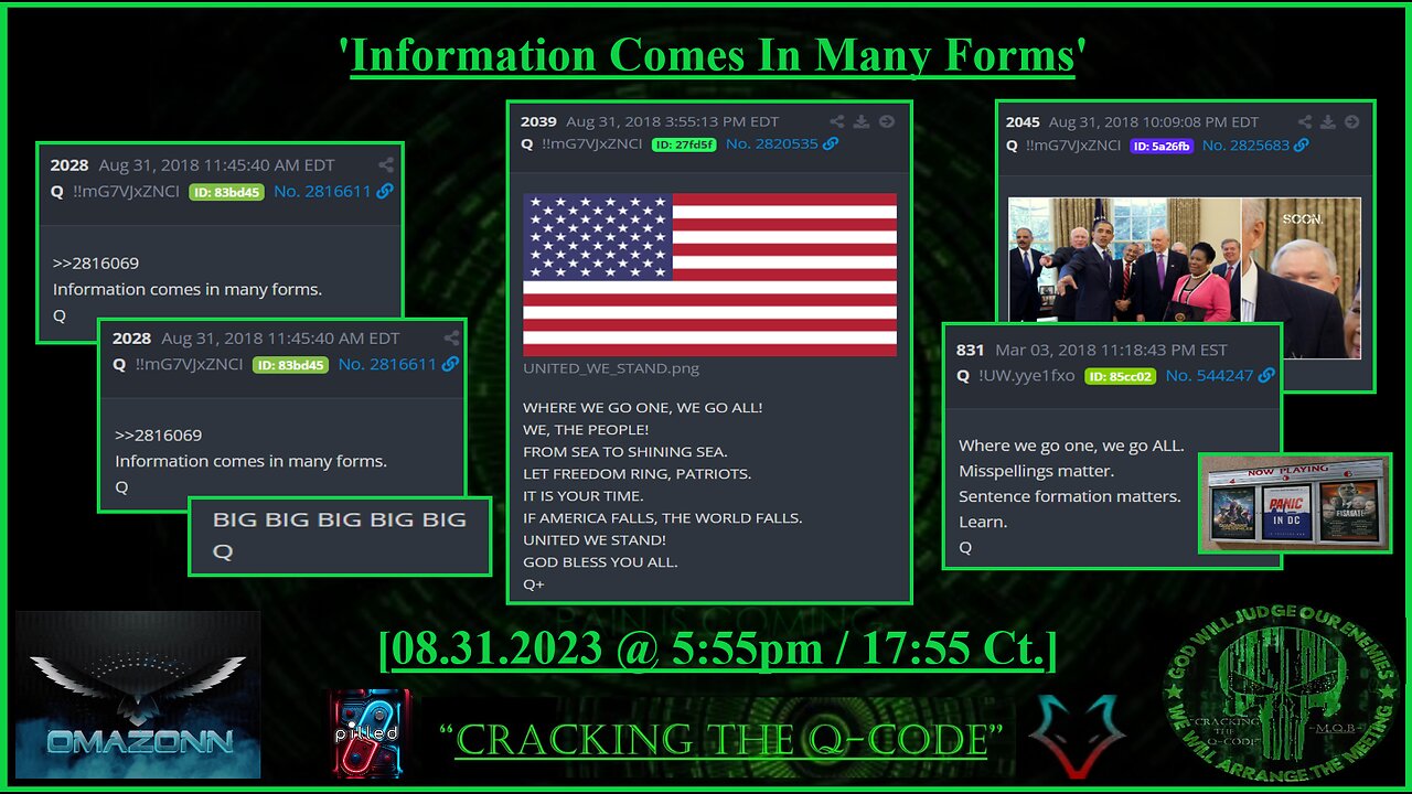 "CRACKING THE Q-CODE" - 'Information Comes In Many Forms'