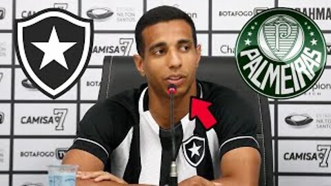 RAPAZ OLHA ISSO! VEJA O QUE JOGADOR DO BOTAFOGO DISSE ANTES DO JOGO CONTRA PALMEIRAS!