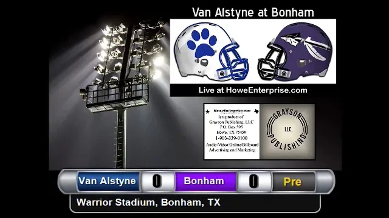 Van Alstyne Panthers at Bonham Purple Warriors District Championship 11 9 2018