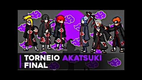 Torneio com Membros da AKATSUKI no MUGEN, 3° e 4° Fase FINAL - Naruto Shippuden