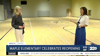 Live interview: Maple Elementary reopens new campus