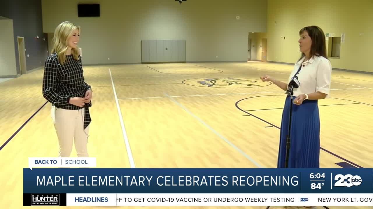 Live interview: Maple Elementary reopens new campus