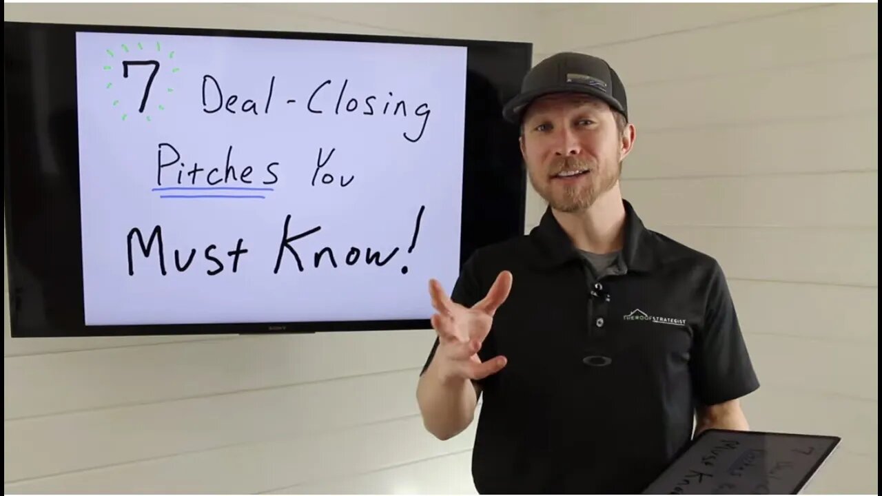 7 Pitches You MUST Know For Selling Storm Damaged Roofs: For Door to Door & Closing at the Table