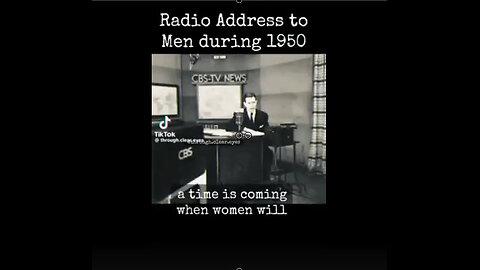 1950S RADIO, "DESTRUCTION OF WOMEN!"