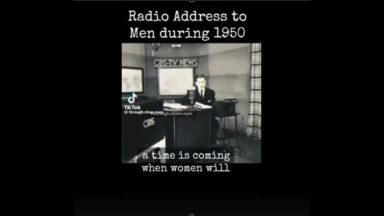 1950S RADIO, "DESTRUCTION OF WOMEN!"