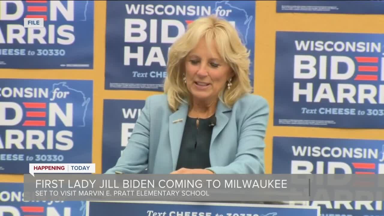 First Lady Jill Biden to travel to Milwaukee Wednesday