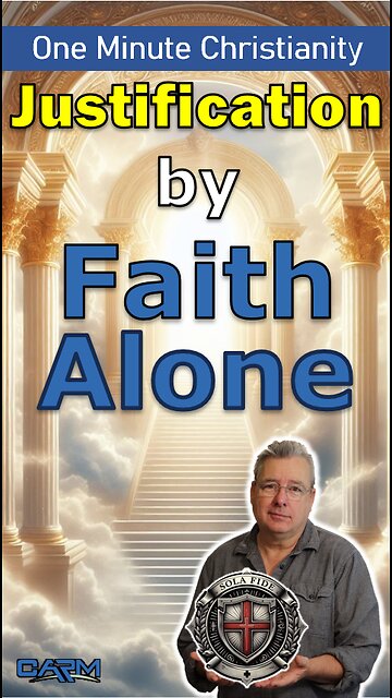 We are justified by faith alone! Sola Fide!