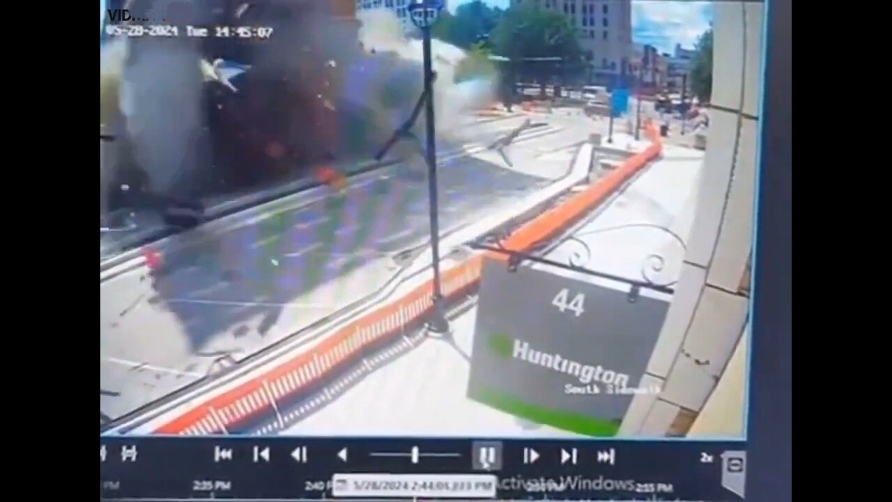 CCTV Captures Massive Explosion At Chase Building In Ohio, 2 Missing And Multiple People Injured