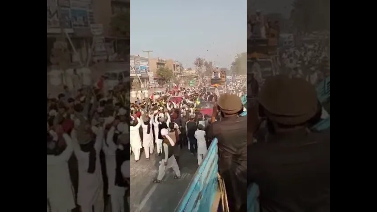 پیر سید سرور حسین شاہ سیفی صاحب کا اپنے علاقے میں پہنچنے پر شاندار استقبال