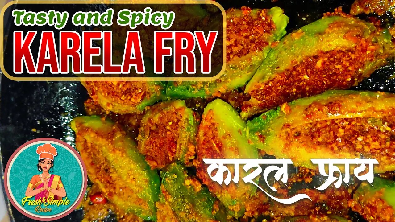 Bharlela Karla Fry Recipe: Easy, tasty and healthy | कारले फ्राय #Recipe #Healthy #EasyRecipe