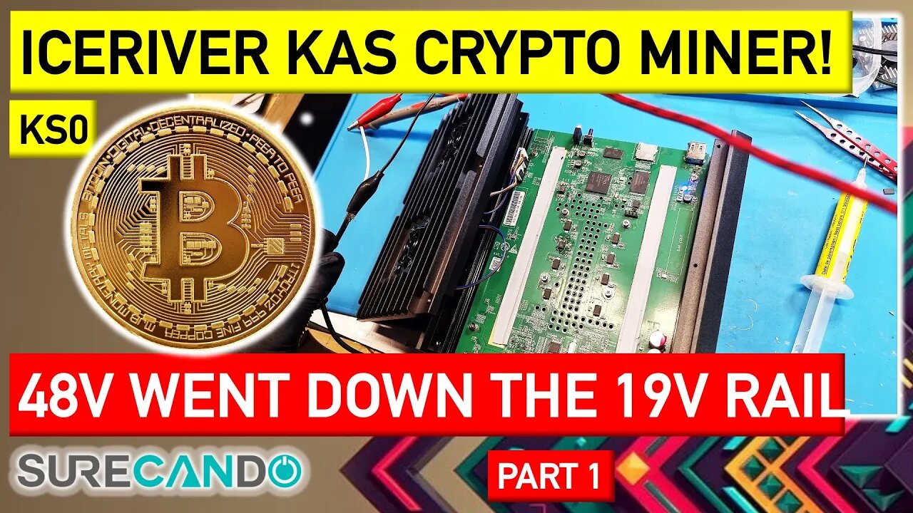 48V Amazon Adaptor Fatality_ The Demise of Iceriver KS0 100Gh_s KAS Miner! Part 1 - 2023-07-28