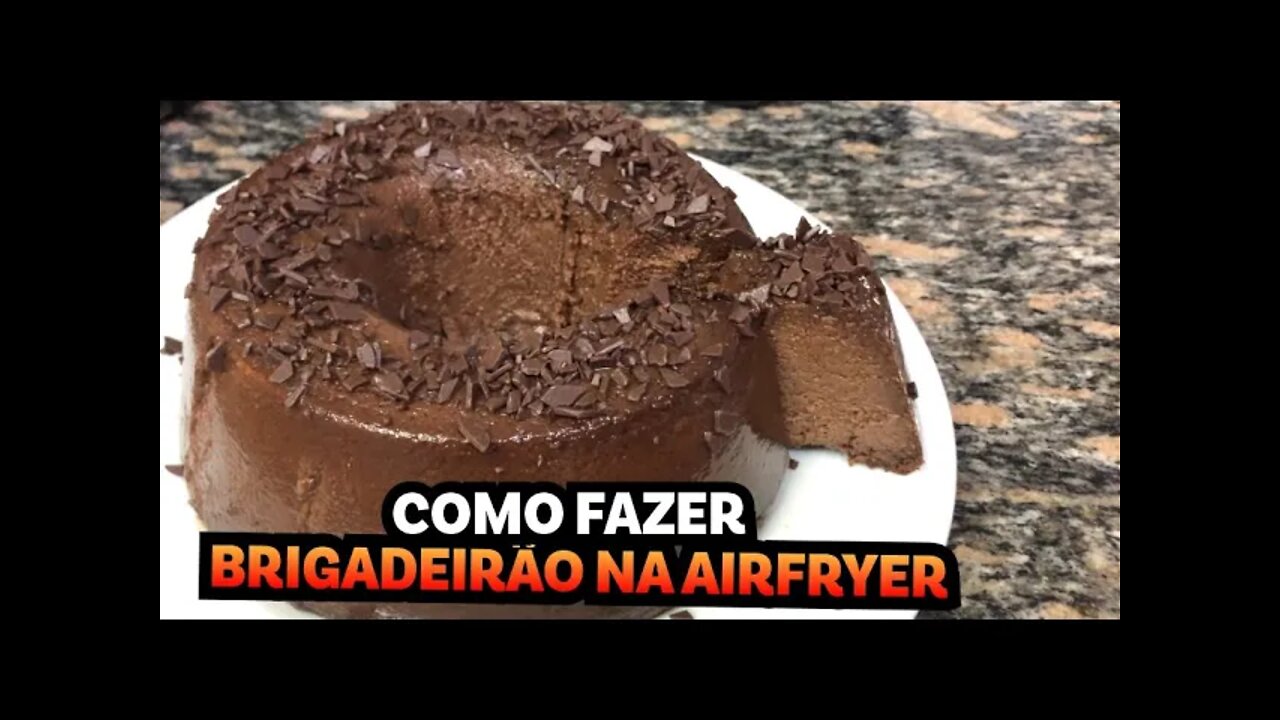 COMO FAZER PUDIM DE CHOCOLATE NA AIRFRYER [Receita fácil barata e prática]