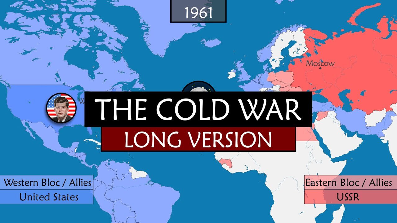 The Cold War - Summary on a Map