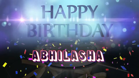 Wish you a very Happy Birthday Abhilasha from Birthday Bash