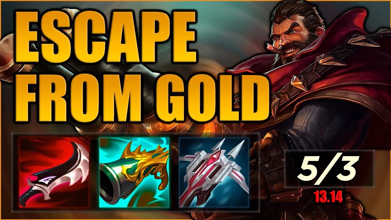 Graves Gameplay Guide To Help YOU Escape Gold! Thought Process In Gold!