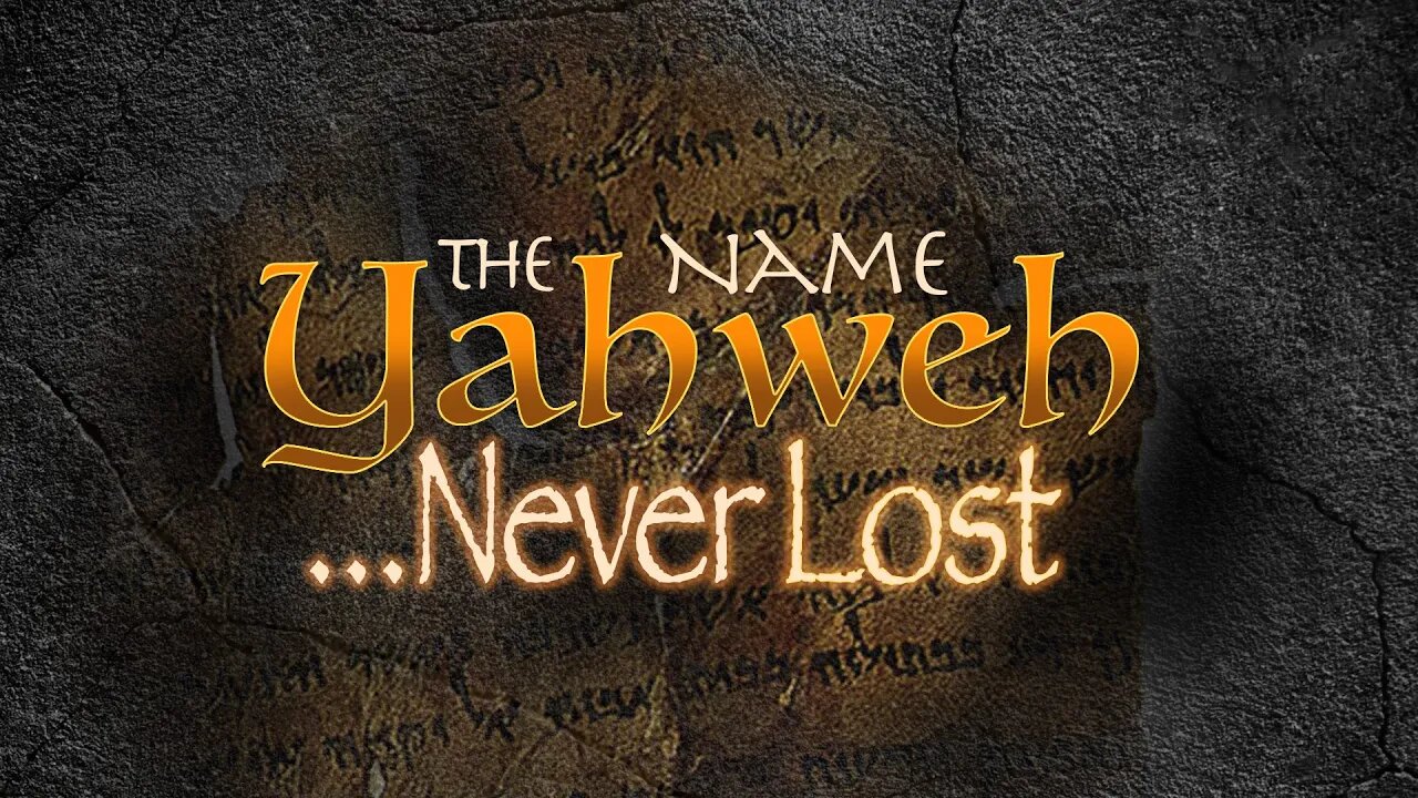 "The Name Yahweh ...Never Lost" Sabbath LIVE, April 10, 2021