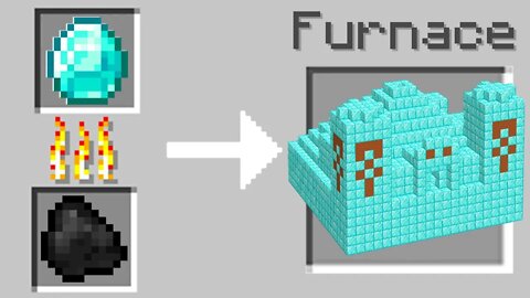 Minecraft, But You Can Smelt Structures...