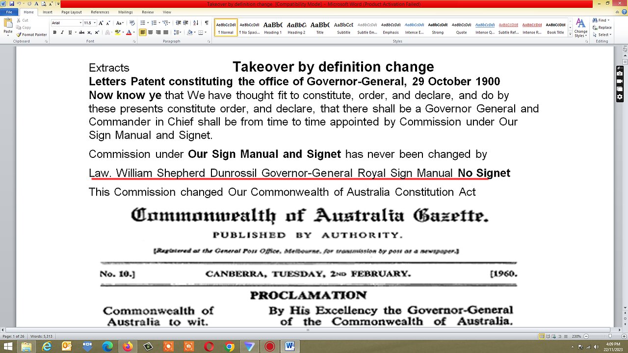 Takeover By Definition Change - Part 1