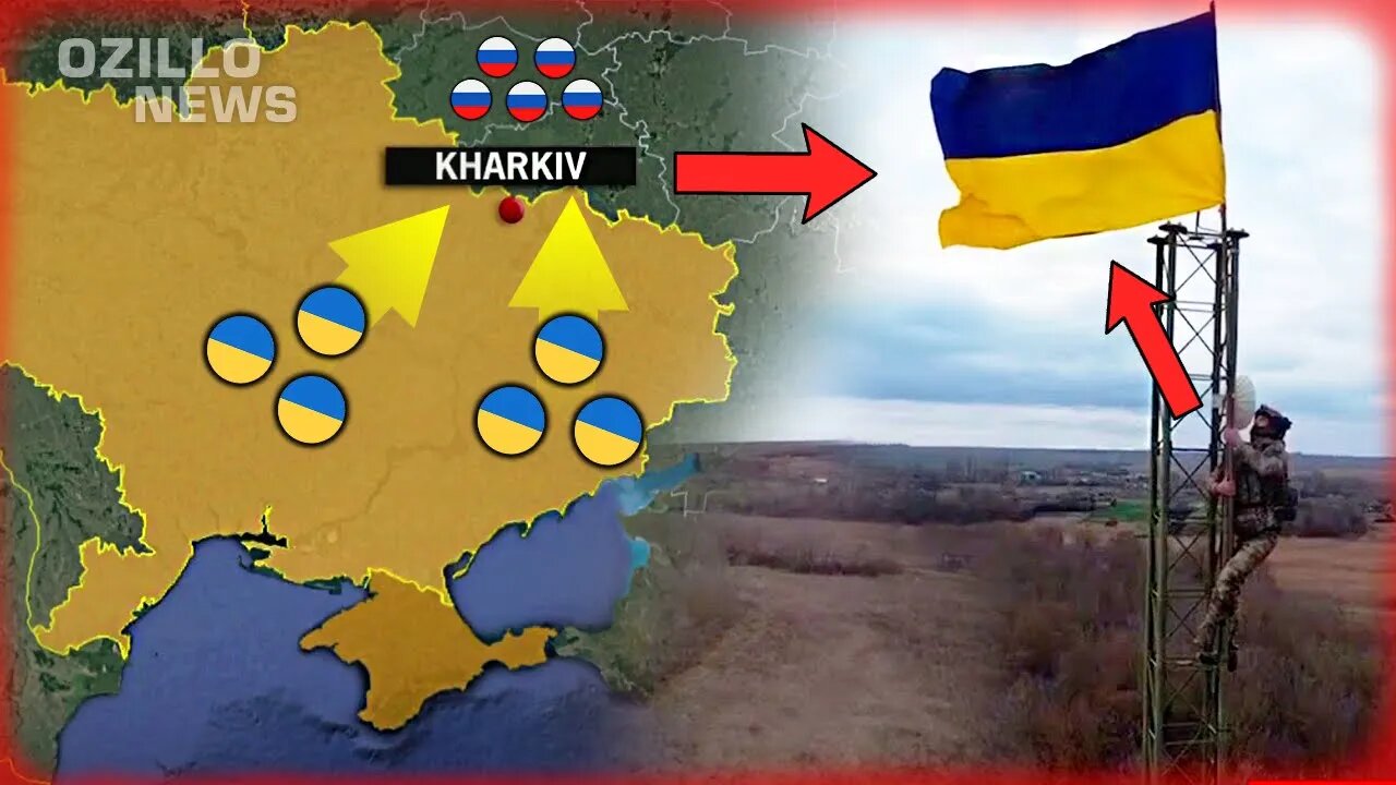 Absolute VICTORY! Border Guards Planted the Ukrainian Flag on the Kharkiv Border!