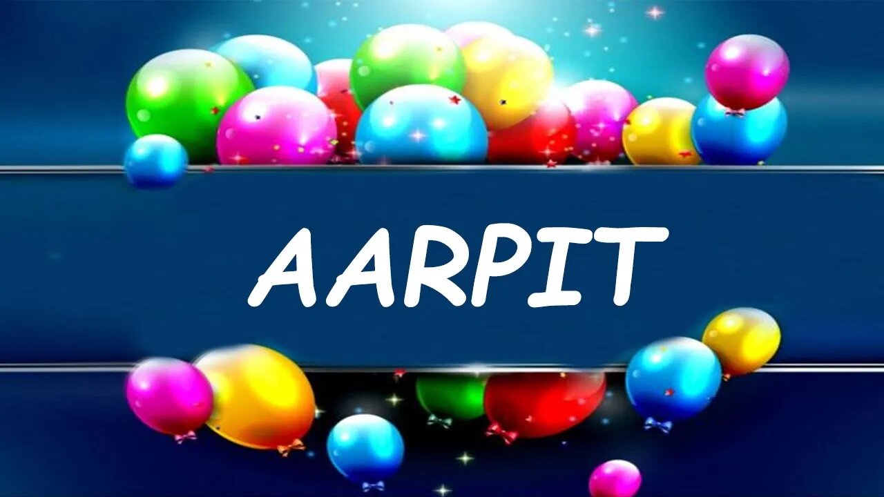 Happy Birthday to Aarpit - Birthday Wish From Birthday Bash