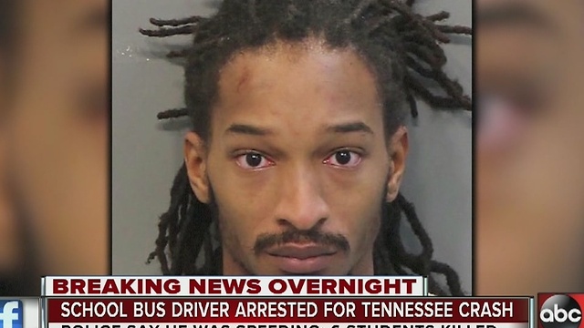 School bus driver arrested for Tennessee school bus crash that killed multiple children