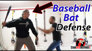 Baseball Bat Defense against a Taller Attacker