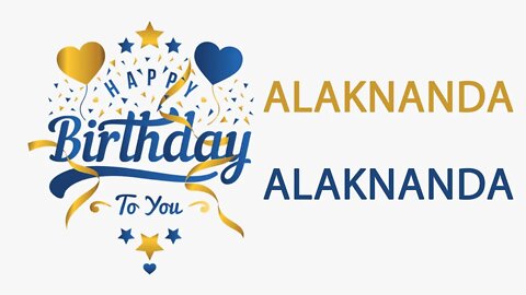 Happy Birthday to Alaknanda - Hindi Birthday Wish From Birthday Bash