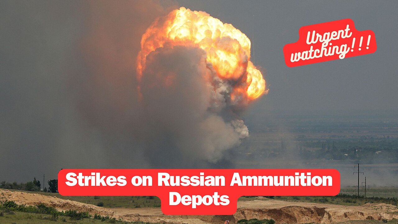 Strikes on Russian Ammunition Depots