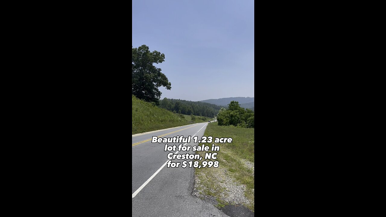 1.23 acres for sale in North Carolina for $18,998