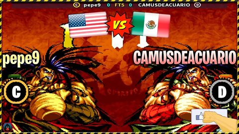 Samurai Shodown III (pepe9 Vs. CAMUSDEACUARIO) [U.S.A Vs. Mexico]