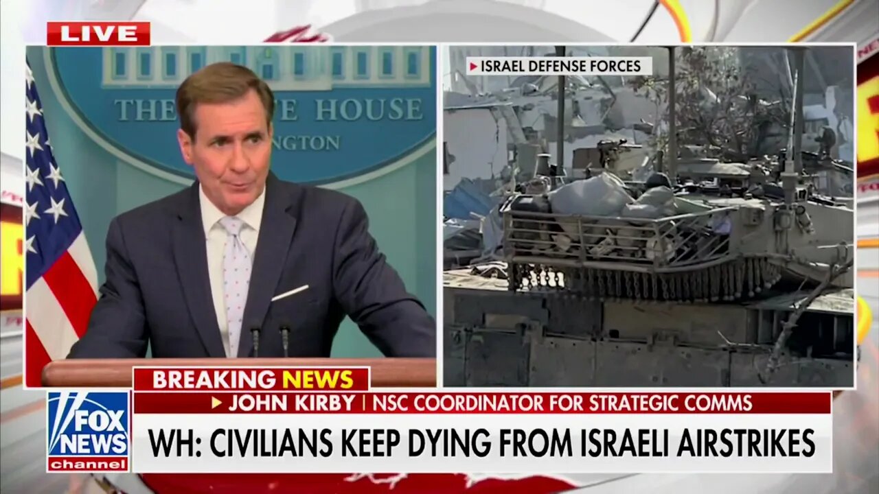 Biden Spox John Kirby: Biden Will "Continue To Listen To" Anti-Israel State Department Employees