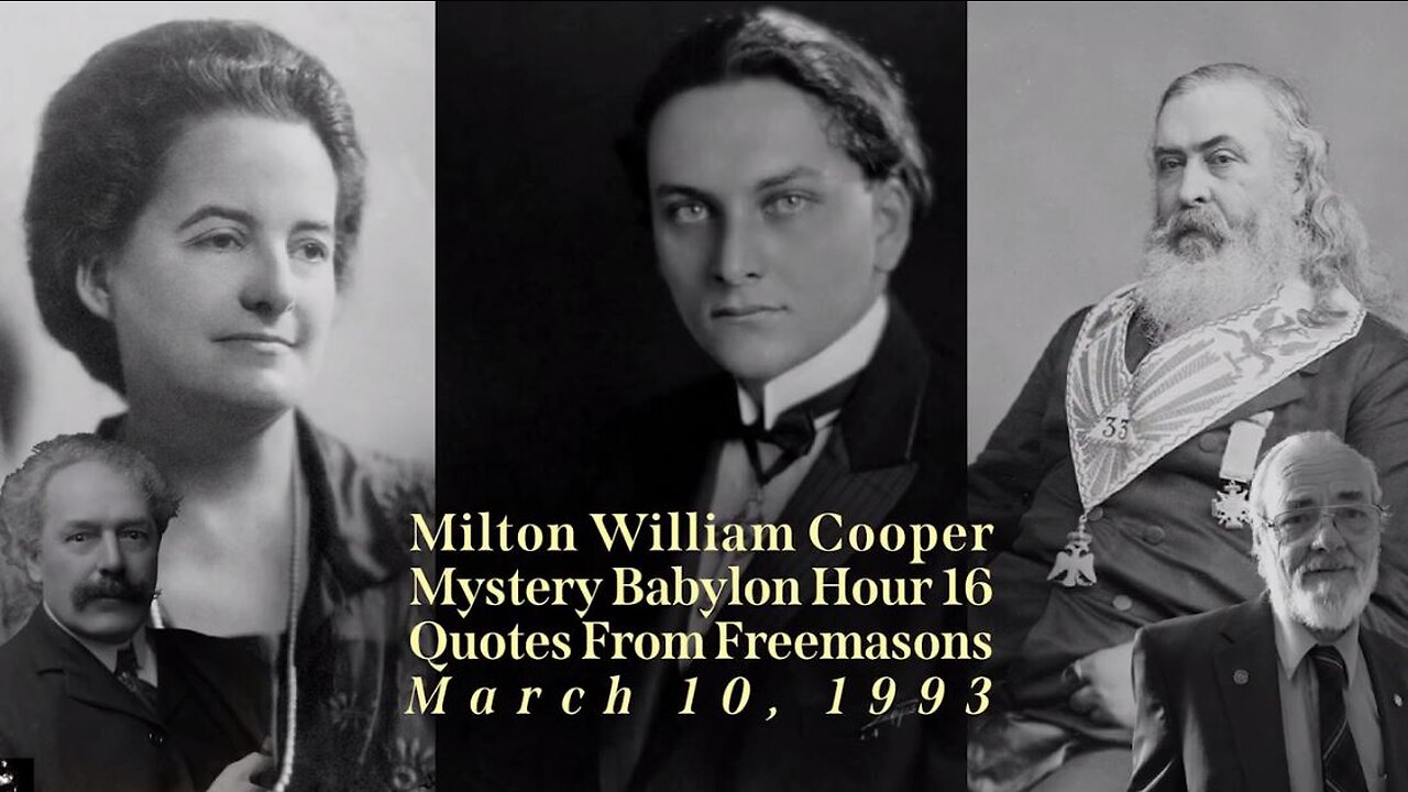 A Visual Presentation of Bill Cooper's Mystery Babylon Series