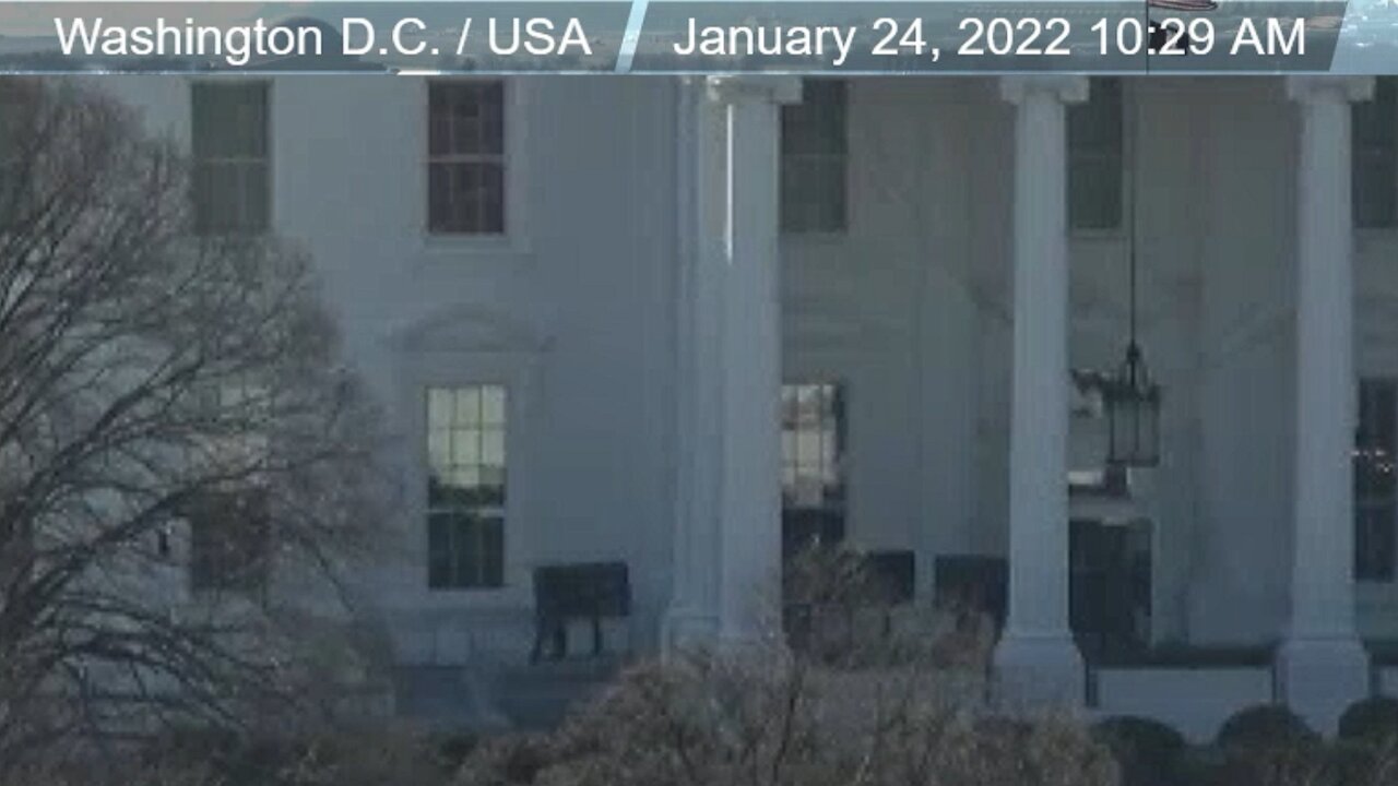 BIG Black Boxes Being Wheeled Into The White House - New TV's? or Something Else?