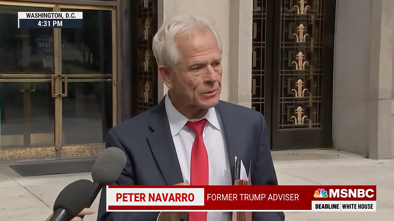 Peter Navarro Talks About The Unlawful Subpoenas From Unselect Jan. 6 Committee