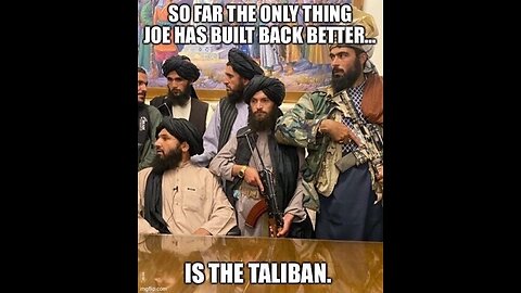 When even the Taliban is DUNKING on Joe Biden...