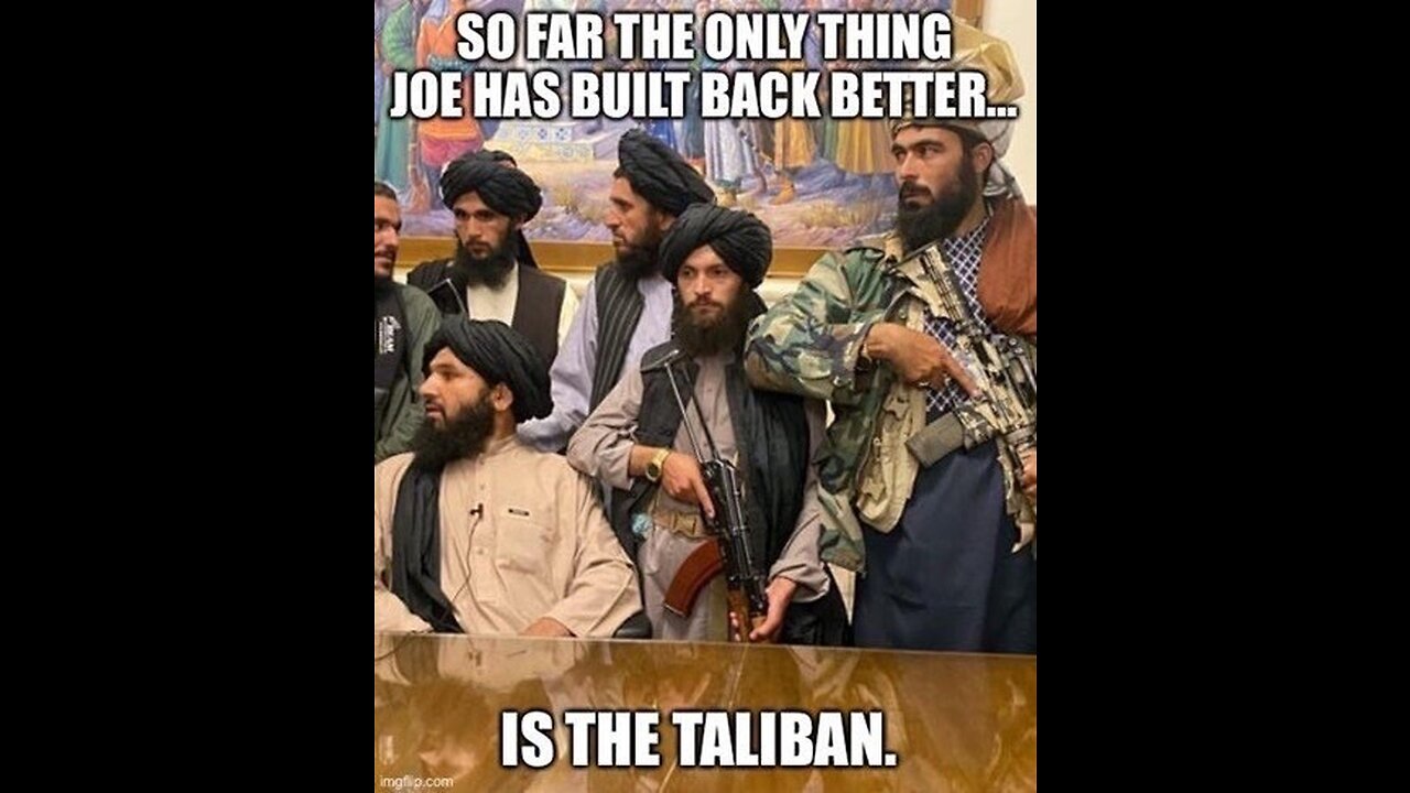 When even the Taliban is DUNKING on Joe Biden...