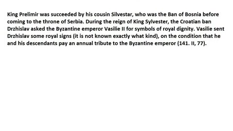 Oshtrivoevic Dynasty - Second Period 926 - 1171 (Part 1)