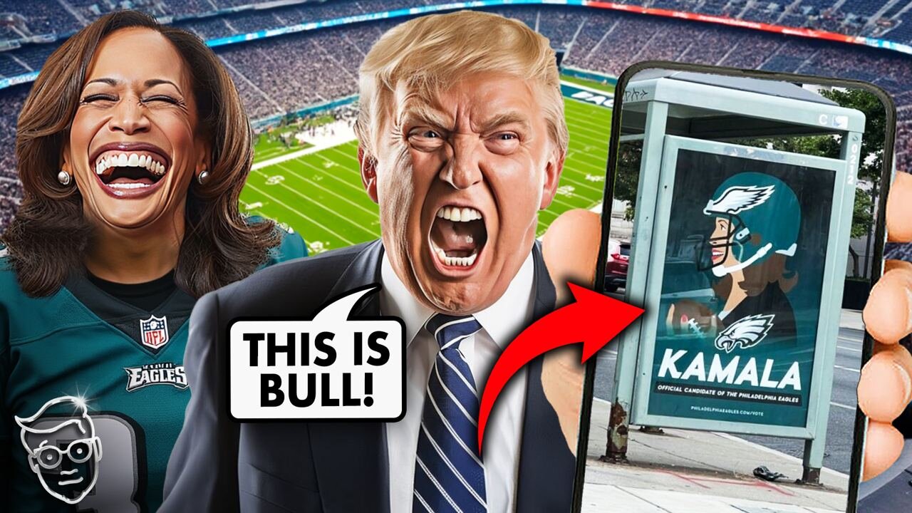 Did The Eagles ENDORSE Kamala? NFL Team Responds to VIRAL Ads Around Philly | ‘Who Paid for This?!’