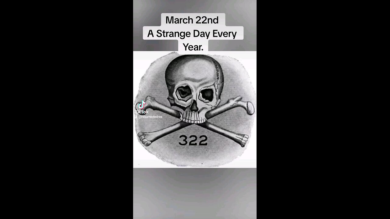 March 22nd A Strange Day Every Year