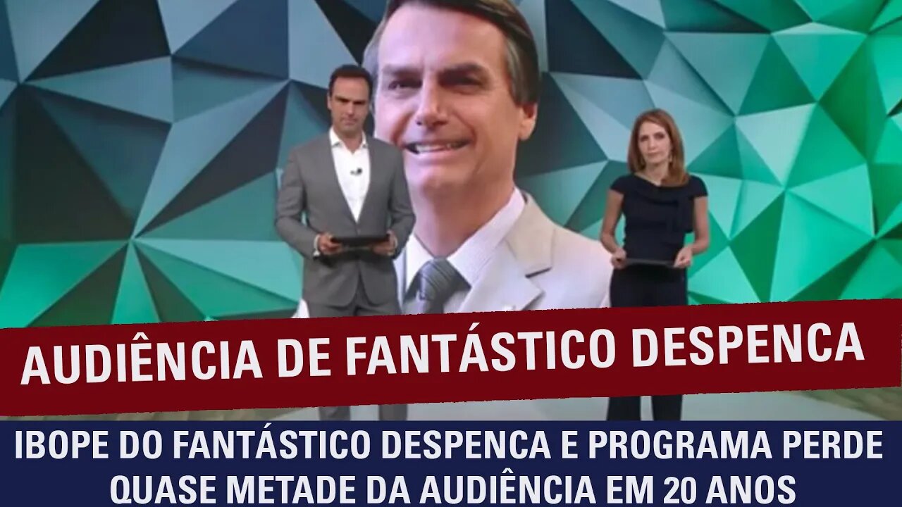 Ibope do Fantástico despenca e programa perde quase metade da audiência em 20 anos