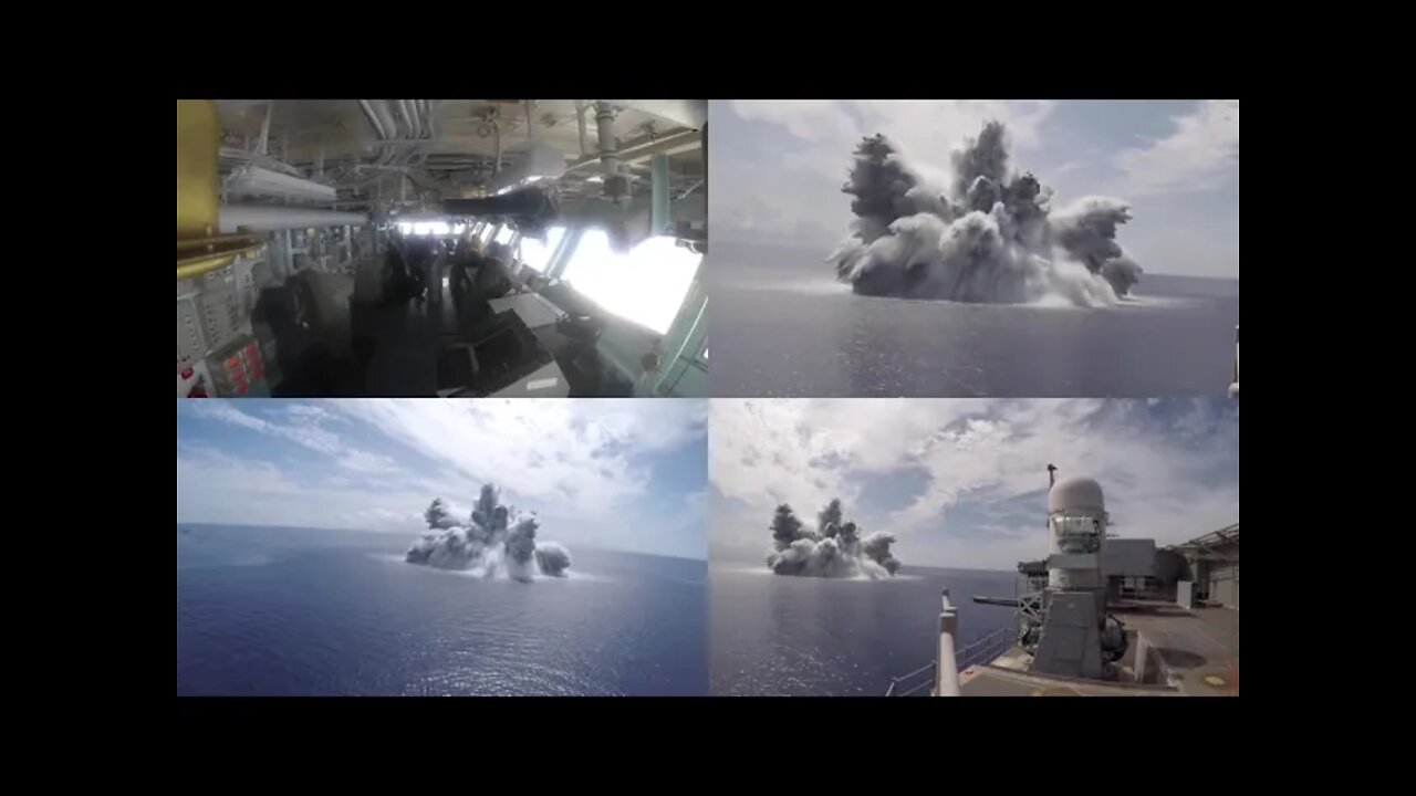 Four Views of the Shock Trials Aboard the USS Gerald R. Ford (CVN 78)