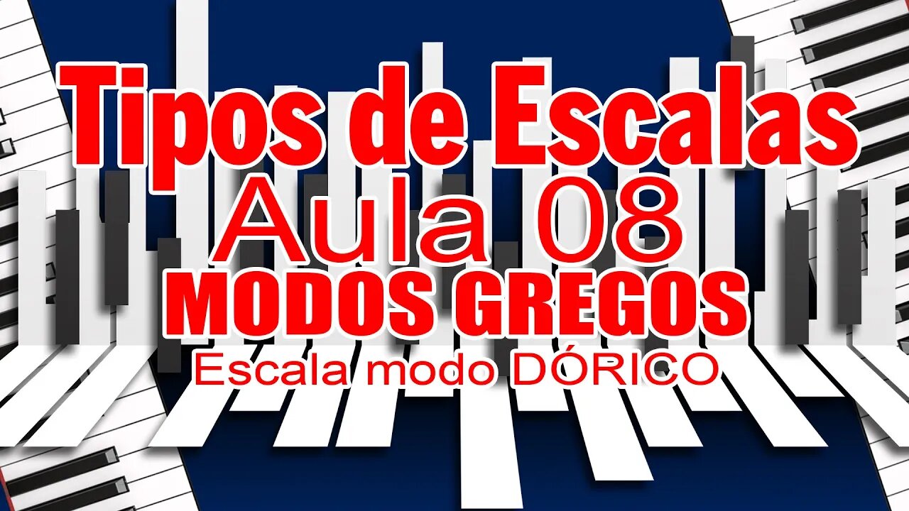 TIPOS DE ESCALAS 08 - ESCALAS MODOS GREGOS - MODO DÓRICO - #Shorts