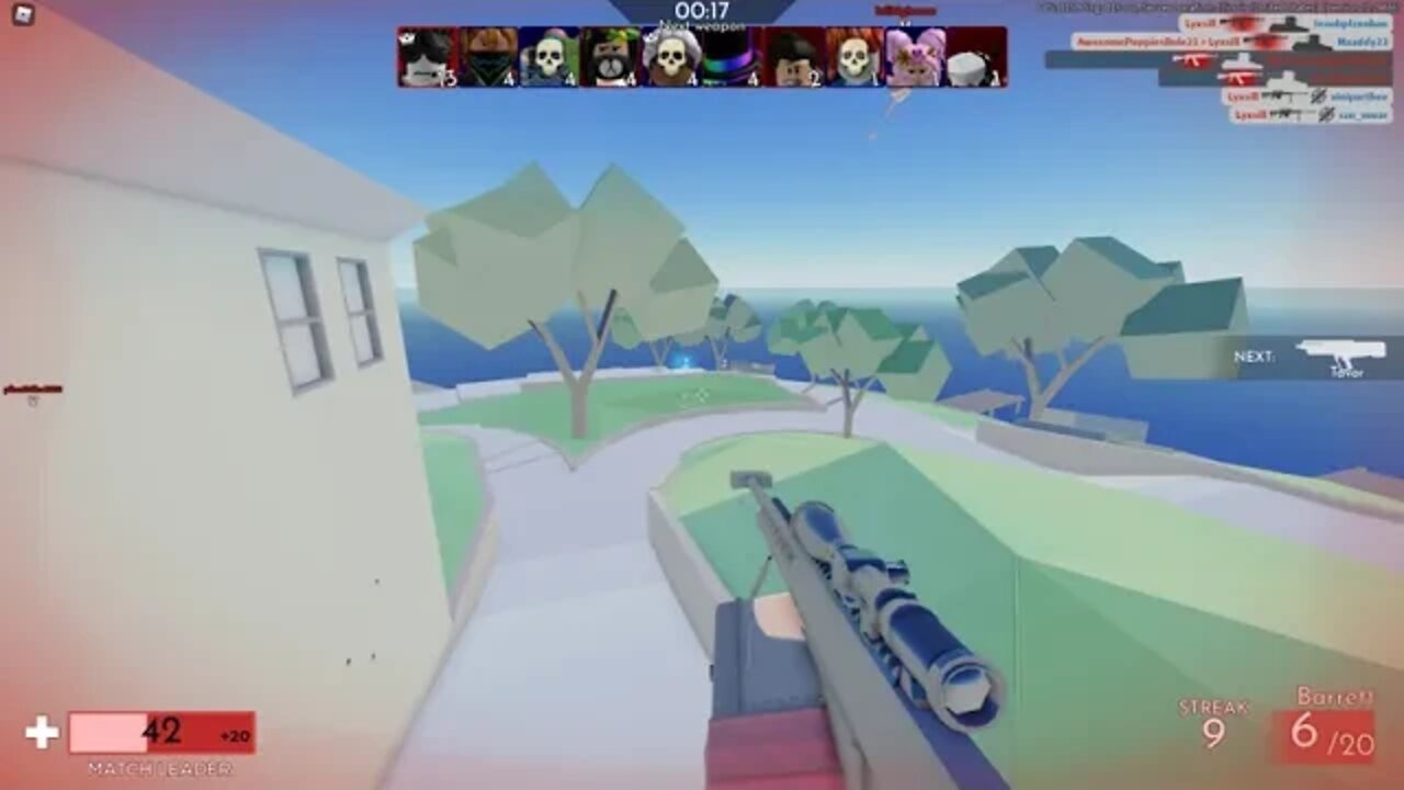 INSANE Barret-Streak!!! (Roblox Arsenal)