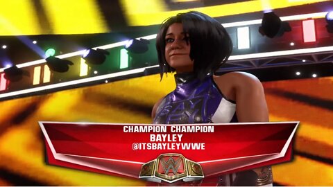 Bayley Entrance WWE 2k22