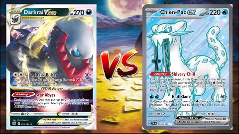 Pokemon TCG Live Darkrai VSTAR Turbo VS Chien-Pao EX Baxcalibur!!