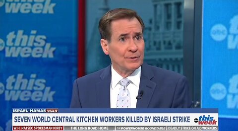 John Kirby: We're Frustrated With Netanyahu