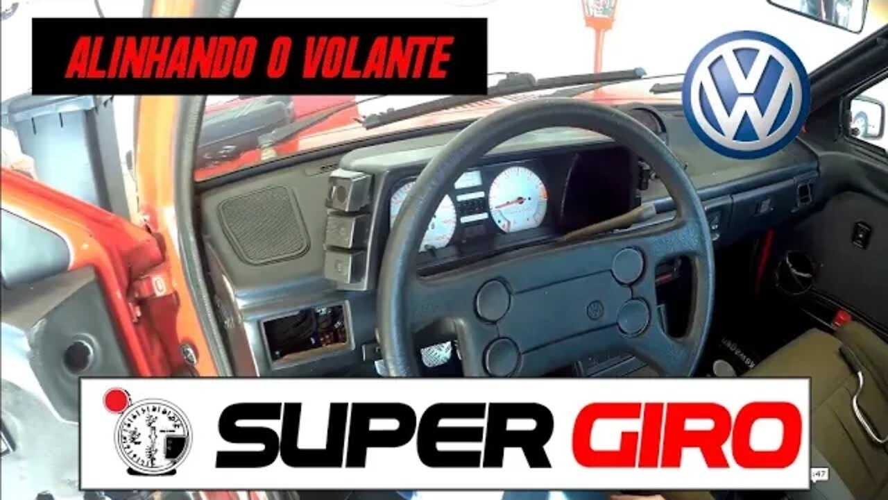 Alinhando volante Voyage GLS 1.8 88 - #CANALSUPERGIRO