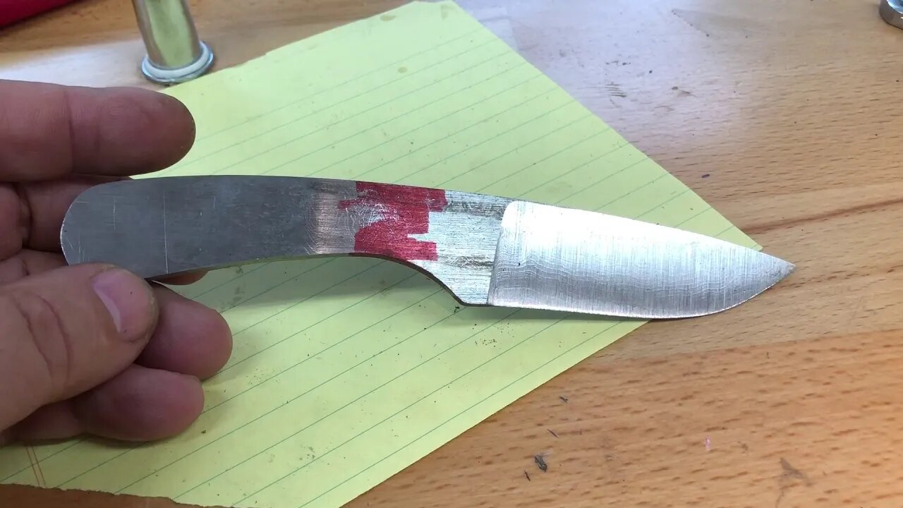 Straightening warped Damascus steel