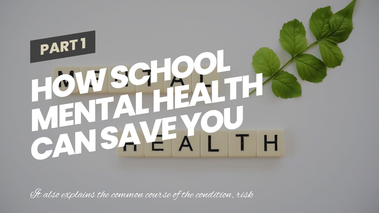 How School Mental Health can Save You Time, Stress, and Money.